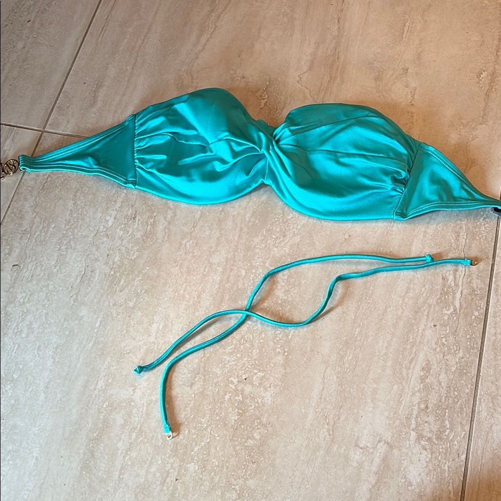 Turquoise Victorias Secret Bikini Top 34DD